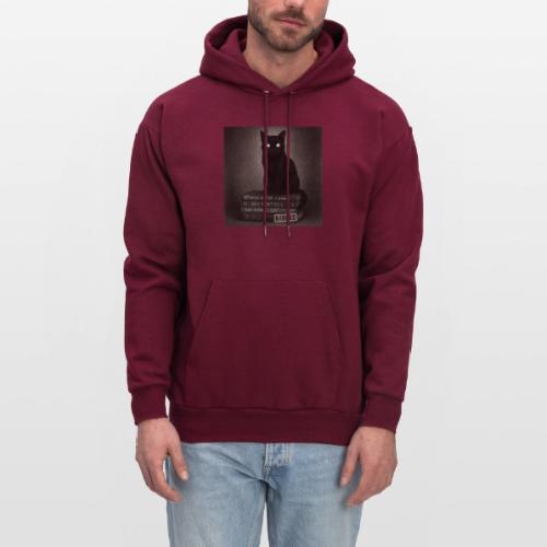 Cat on Banned Books - Men's Hoodie