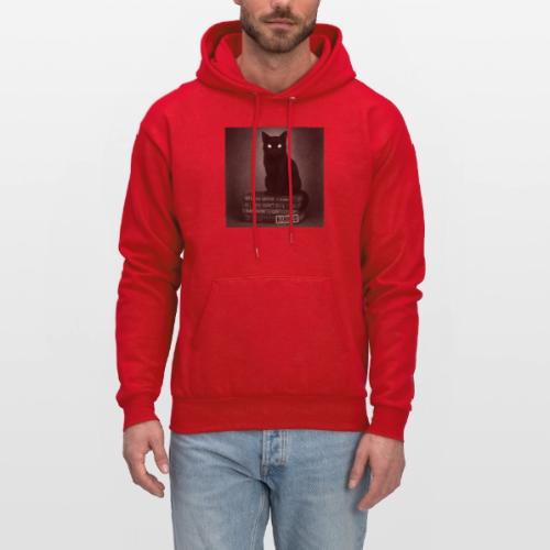 Cat on Banned Books - Men's Hoodie