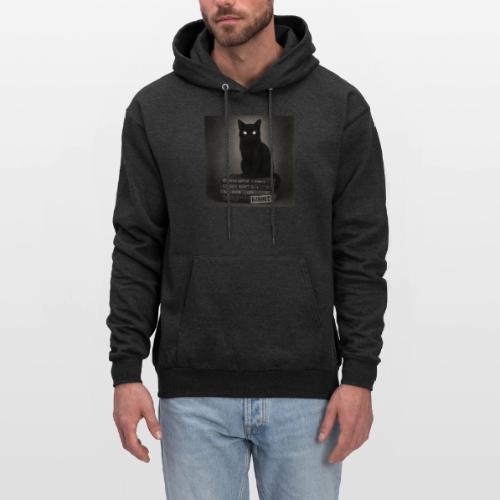 Cat on Banned Books - Men's Hoodie