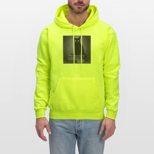 Cat on Banned Books - Men's Hoodie