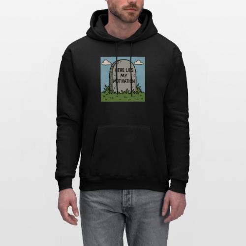 Motivations Cartoon Tombstone - Men's Hoodie