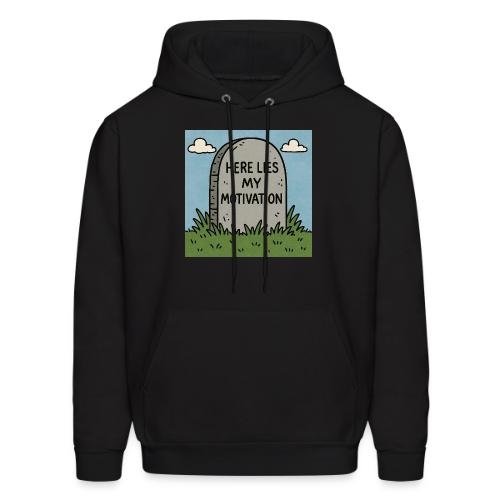 Motivations Cartoon Tombstone - Men's Hoodie