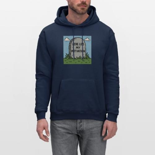 Motivations Cartoon Tombstone - Men's Hoodie