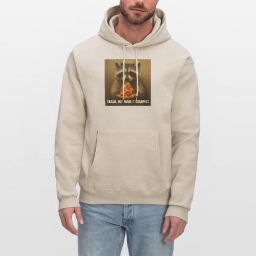 Gourmet Pizza Raccoon - Men's Hoodie