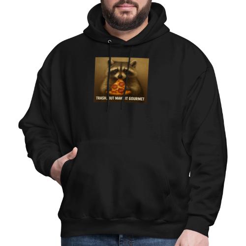 Gourmet Pizza Raccoon - Men's Hoodie