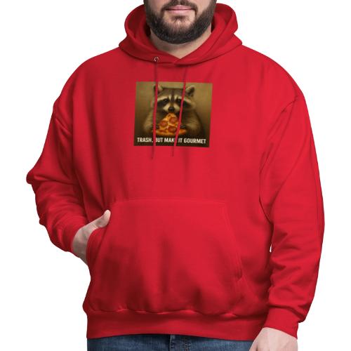Gourmet Pizza Raccoon - Men's Hoodie