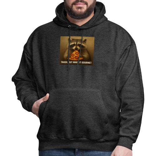 Gourmet Pizza Raccoon - Men's Hoodie