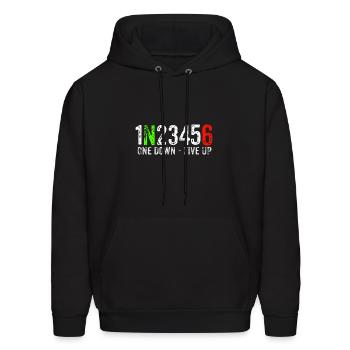 motorcycle - Men's Hoodie - black - Front - Elias (183cm)