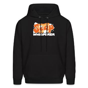 Soap Making Crafting Soap - Men's Hoodie - black - Front - Elias (183cm)