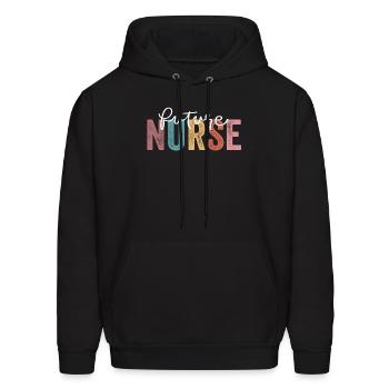 Nurse In Progress Nursing School Student Future - Men's Hoodie - black - Front - Elias (183cm)