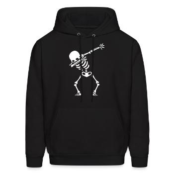 skull dub - Men's Hoodie - black - Front - Elias (183cm)