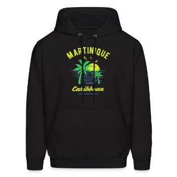 Caribbean Martinique - Men's Hoodie - black - Front - Elias (183cm)