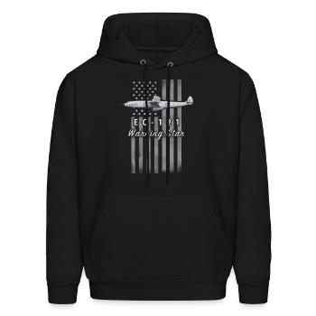 Ec-121 Warning Star Connie - Men's Hoodie - black - Front - Elias (183cm)