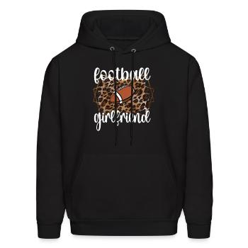 Football Girlfriend Proud Girlfriend Of A - Men's Hoodie - black - Front - Elias (183cm)