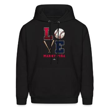 Love Ny A Ny A Atlanta Mlbpa - Men's Hoodie - black - Front - Elias (183cm)