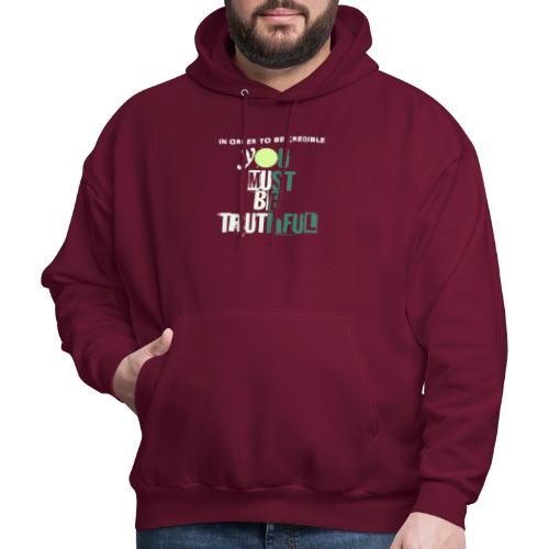 Credible Truth: Embrace Authenticity - Men's Hoodie