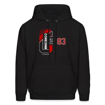 Core denim - Men's Hoodie - black - Front - Elias (183cm)