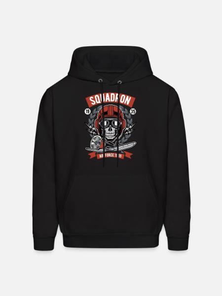 Squadron air force - Men's Hoodie - black