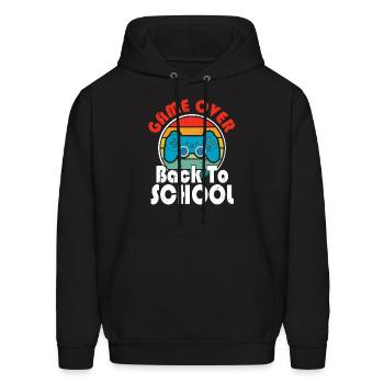 Back to school - Men's Hoodie - black - Front - Elias (183cm)