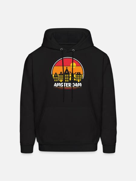 Amsterdam - Men's Hoodie - black