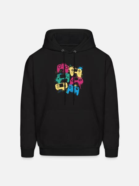 Joysticks - Men's Hoodie - black