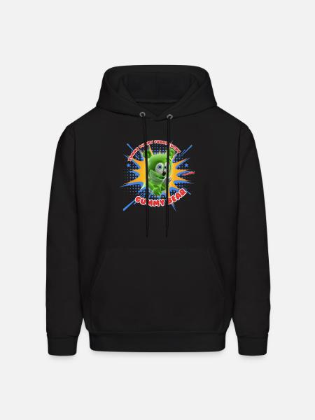 Funny Lucky Gummy Bear - Men's Hoodie - black