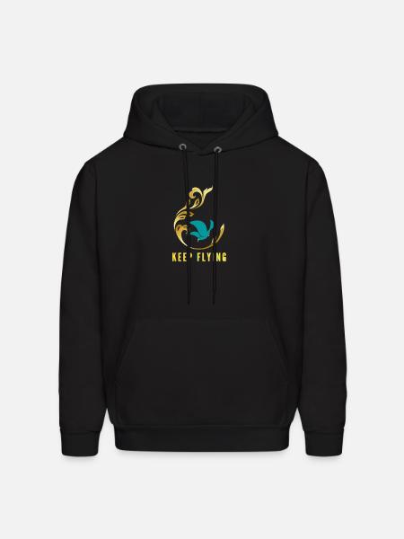 FLY - Men's Hoodie - black