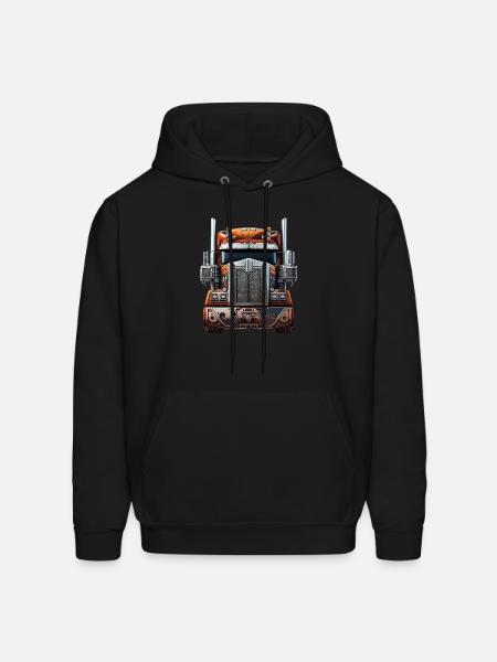 Rugged Simi Truck - Men's Hoodie - black
