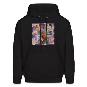 cute mouse - Men's Hoodie - black - Front - Elias (183cm)
