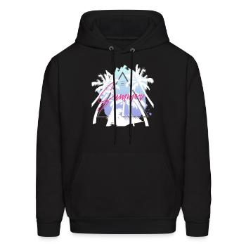Beat the Heat - Men's Hoodie - black - Front - Elias (183cm)
