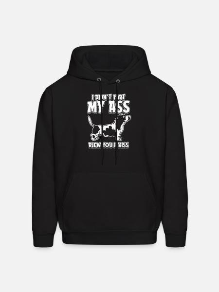 Basset Hound - Men's Hoodie - black
