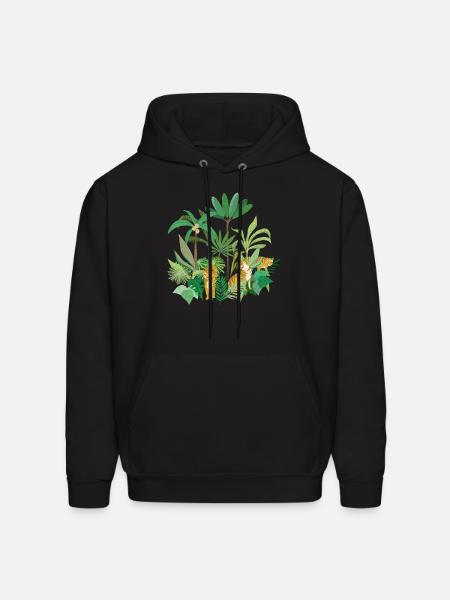 Jungle Tigers - Men's Hoodie - black