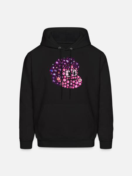 Bubbly Personality - Men's Hoodie - black