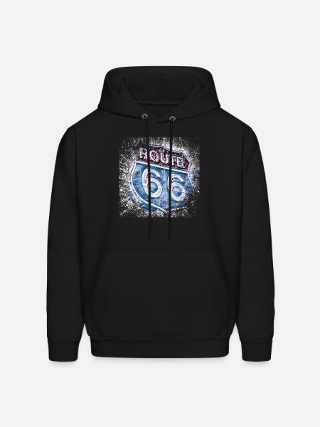 Route 66 - Men's Hoodie - black