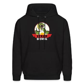 Venom Brewing - Men's Hoodie - black - Front - Elias (183cm)