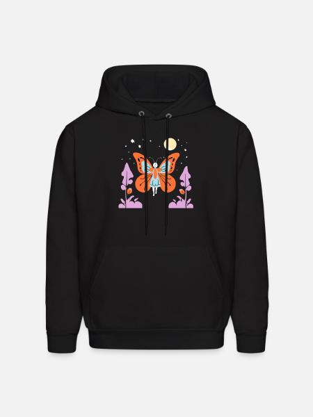 Pumpkin Fairy Moonlight - Men's Hoodie - black