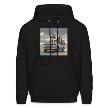 The Big Bad Wolf - Men's Hoodie - black - Front - Elias (183cm)