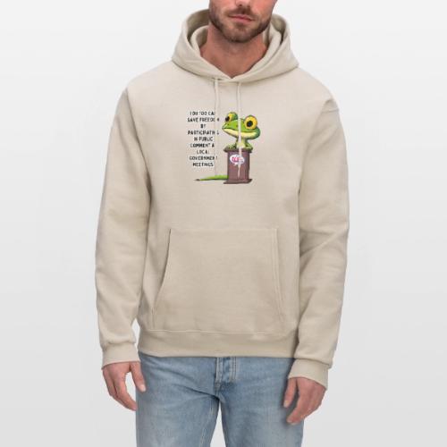 Public Comment Lizard Design - Men's Hoodie
