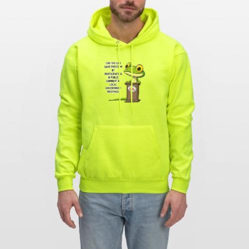 Public Comment Lizard Design - Men's Hoodie