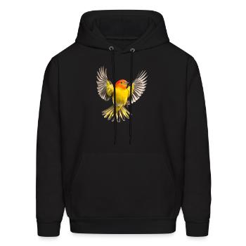 Bird - Men's Hoodie - black - Front - Elias (183cm)