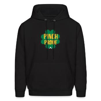 Pinch Proof - Men's Hoodie - black - Front - Elias (183cm)