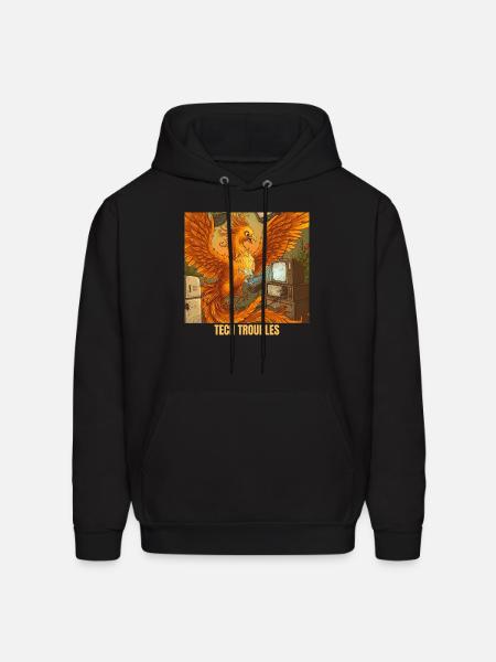 Phoenix's Voice Command Mishap - Men's Hoodie - black