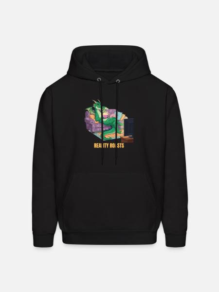 Reality Roasts - Men's Hoodie - black
