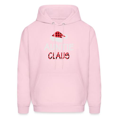 Red Plaid Auntie Claus - Men's Hoodie