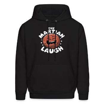 Martian Laugh - Men's Hoodie - black - Front - Elias (183cm)