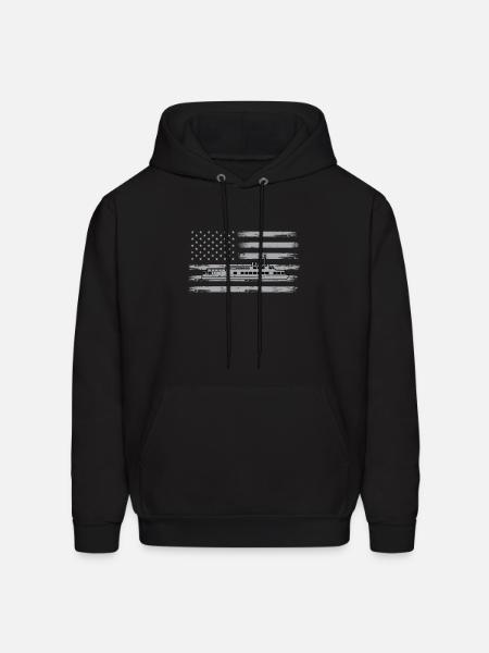 USA Ferry - Men's Hoodie - black
