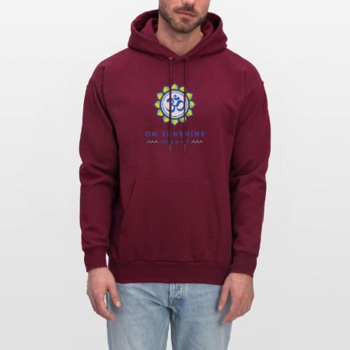 Om Sunshine Yoga transparent back original file - Men's Hoodie