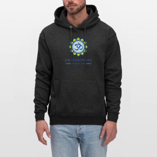 Om Sunshine Yoga transparent back original file - Men's Hoodie