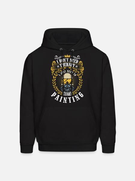 Painter Spray Can Painter Craftsman - Men's Hoodie - black
