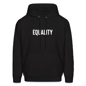 Equality - Men's Hoodie - black - Front - Elias (183cm)